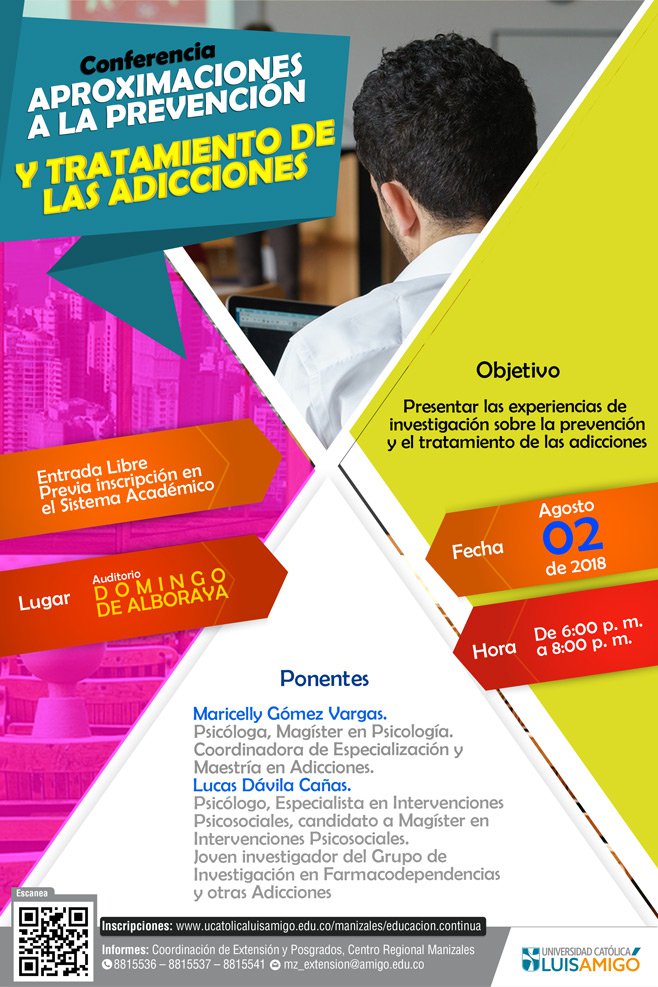 Conferencia Aproximaciones a la prevención y tratamiento de las adicciones