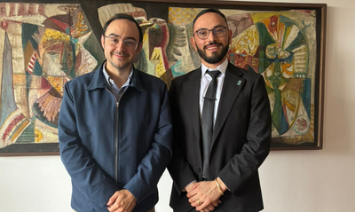 Rector y viceministro se reúnen para articular esfuerzos por la educación