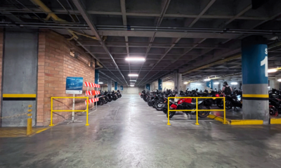 Habilitado nuevo espacio para parqueadero de motos