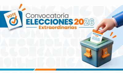 Convocatoria elecciones extraordinarias 2026