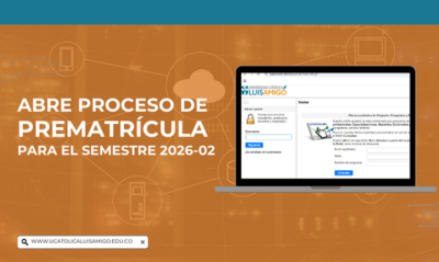 Llegó la prematrícula para el semestre 2026-02