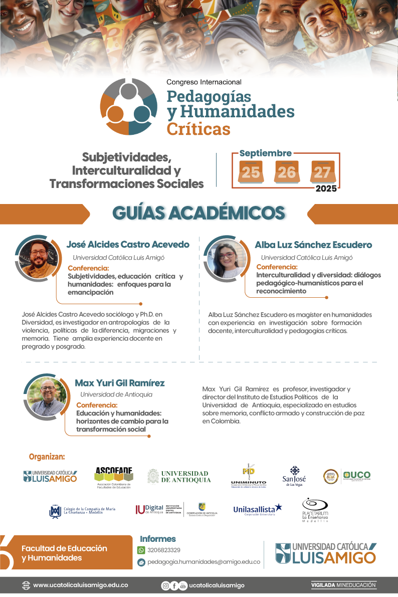 Guias academicos - Congreso Pedagogías y Humanidades Críticas