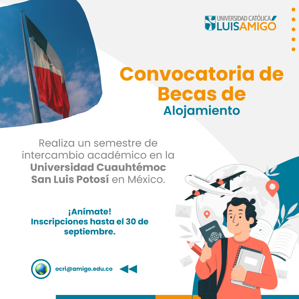 Convocatoria de Beca de Alojamiento UCSLP México