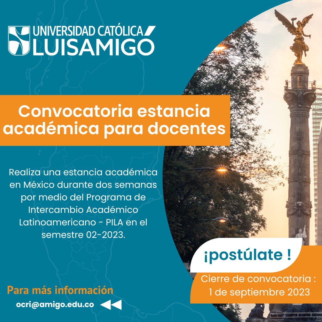 Convocatoria para docentes – Estancia académica en México.