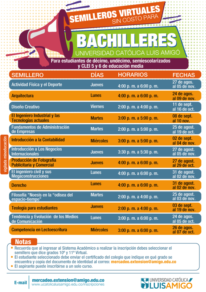 semilleros virtuales sin costo