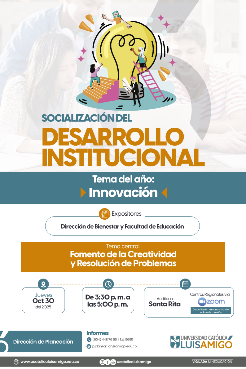 Socialización 30 de cotubre "Socialización del Desarrollo Institucional