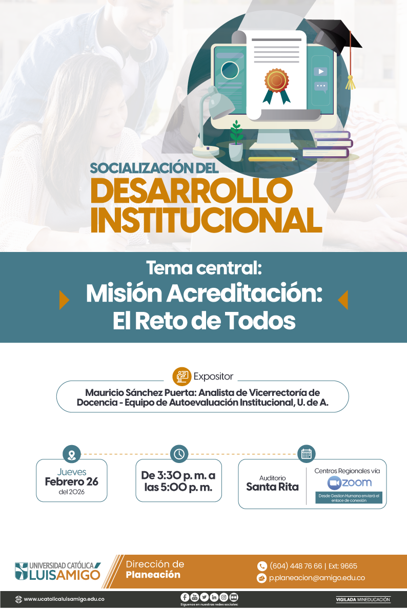 Socialización del Desarrollo Institucional