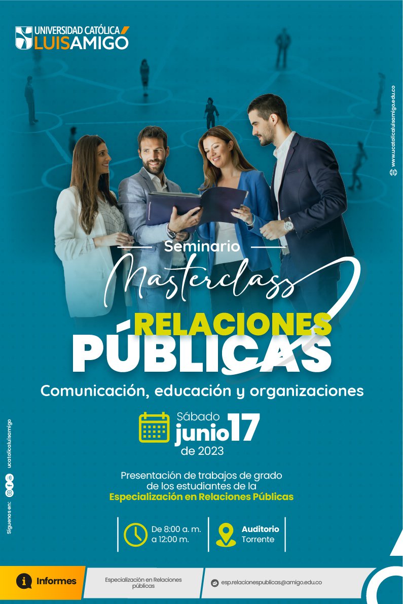 Seminario Masterclass Relaciones Públicas