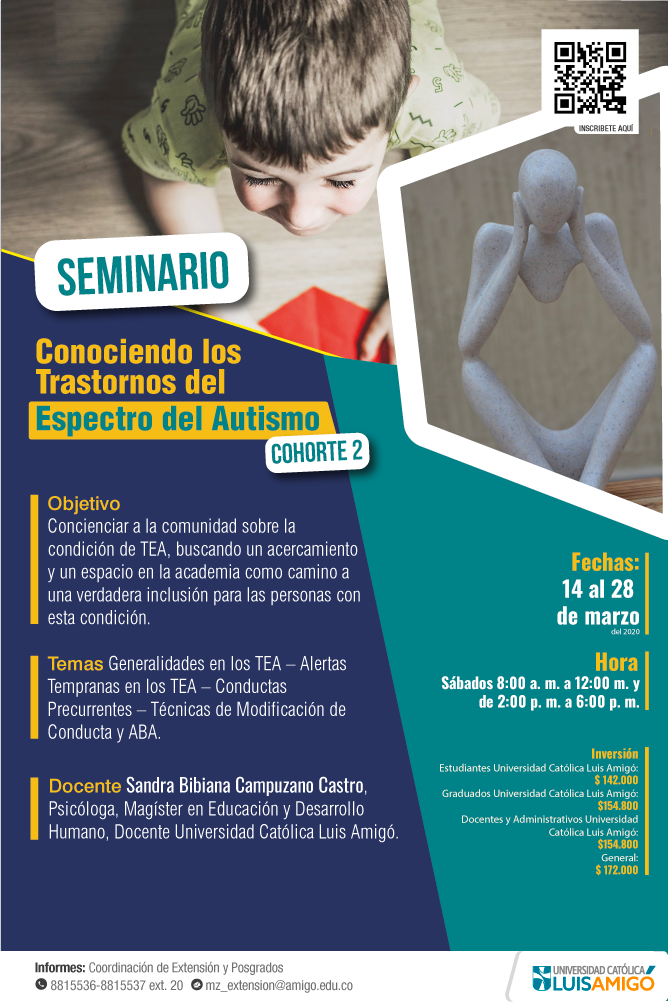 Seminario Conociendo los Trastornos del Espectro del Autismo (cohorte 2)