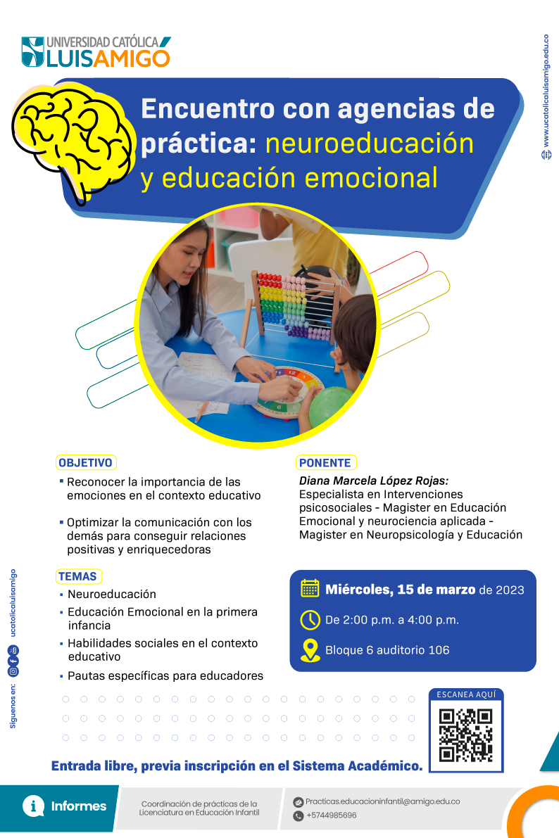 Encuentro con agencias de práctica: neuroeducación y educación emocional
