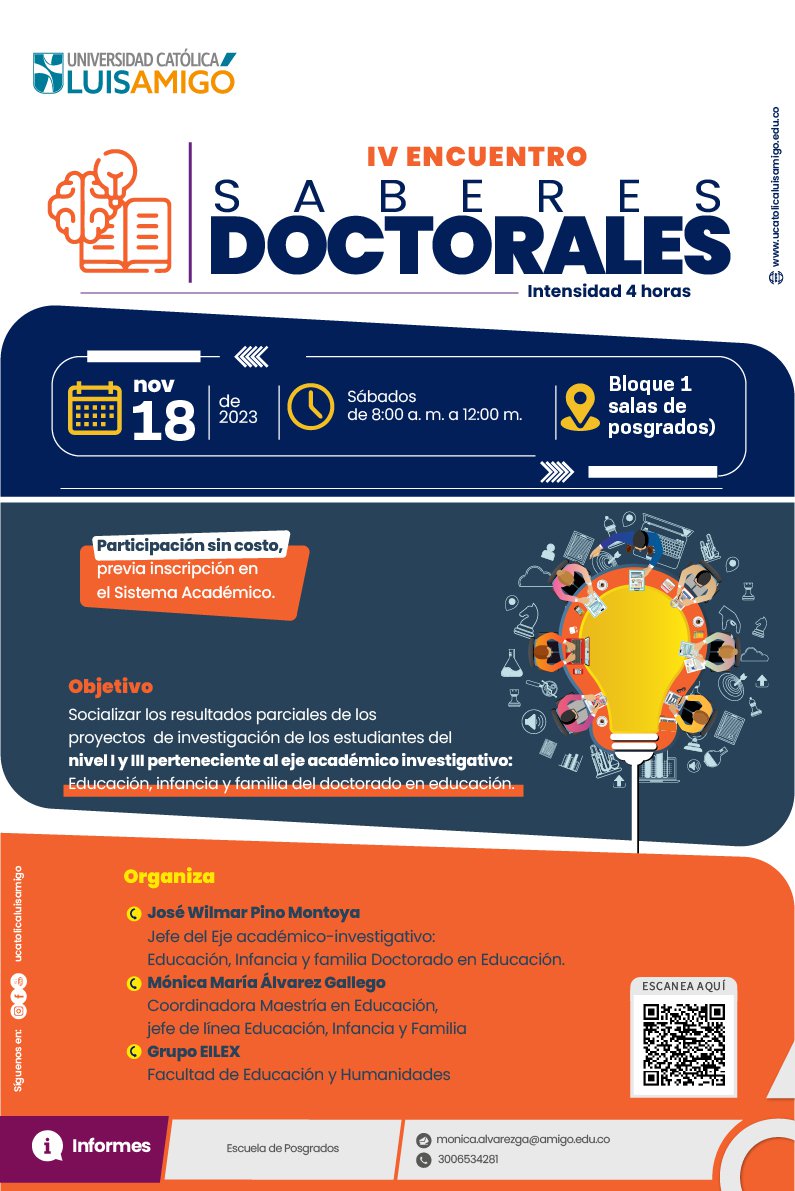 IV encuentro de Saberes Doctorales