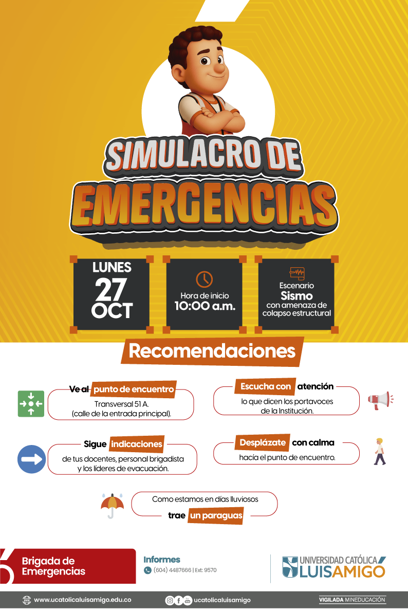 Simulacro de emergencias Recomendaciones
