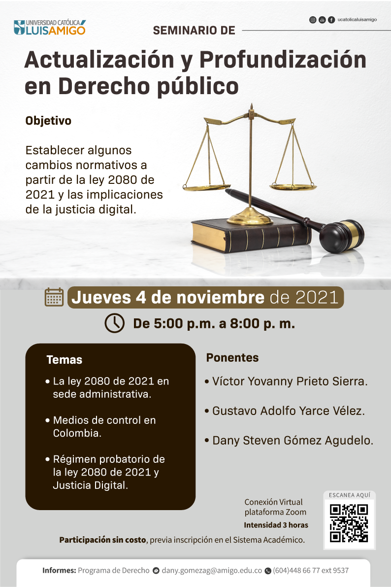 Seminario de actualización y profundización en Derecho Público
