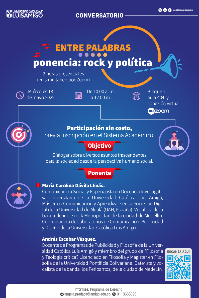 Conversatorio Entre palabras Ponencia: Rock y Política
