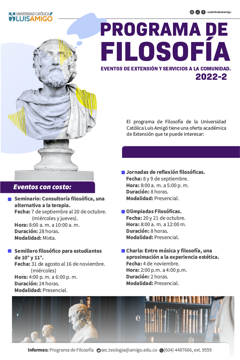 Portafolio cursos, diplomatura, filosofia