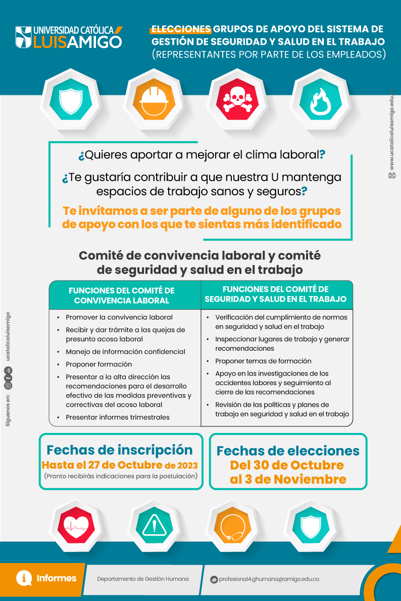 Campaña: comité de convivencia laboral y comité de seguridad y salud en el trabajo