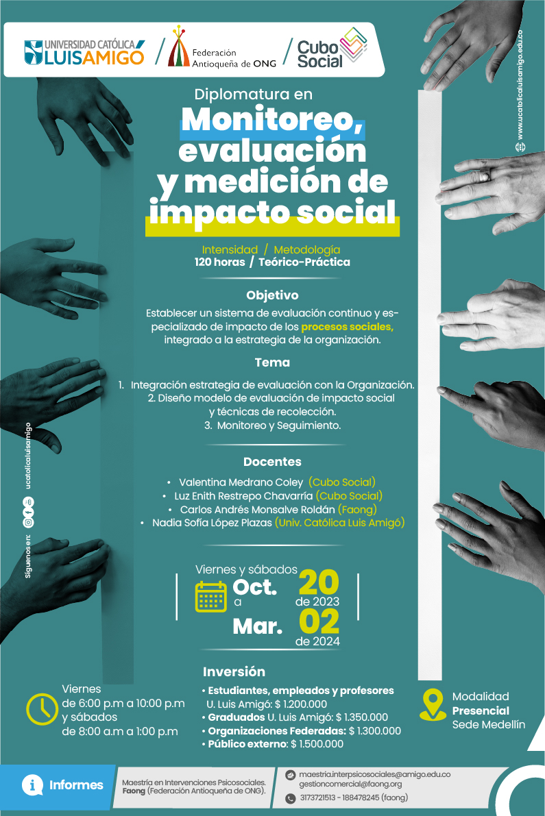 Diplomatura en Monitoreo, evaluación y medición de impacto social