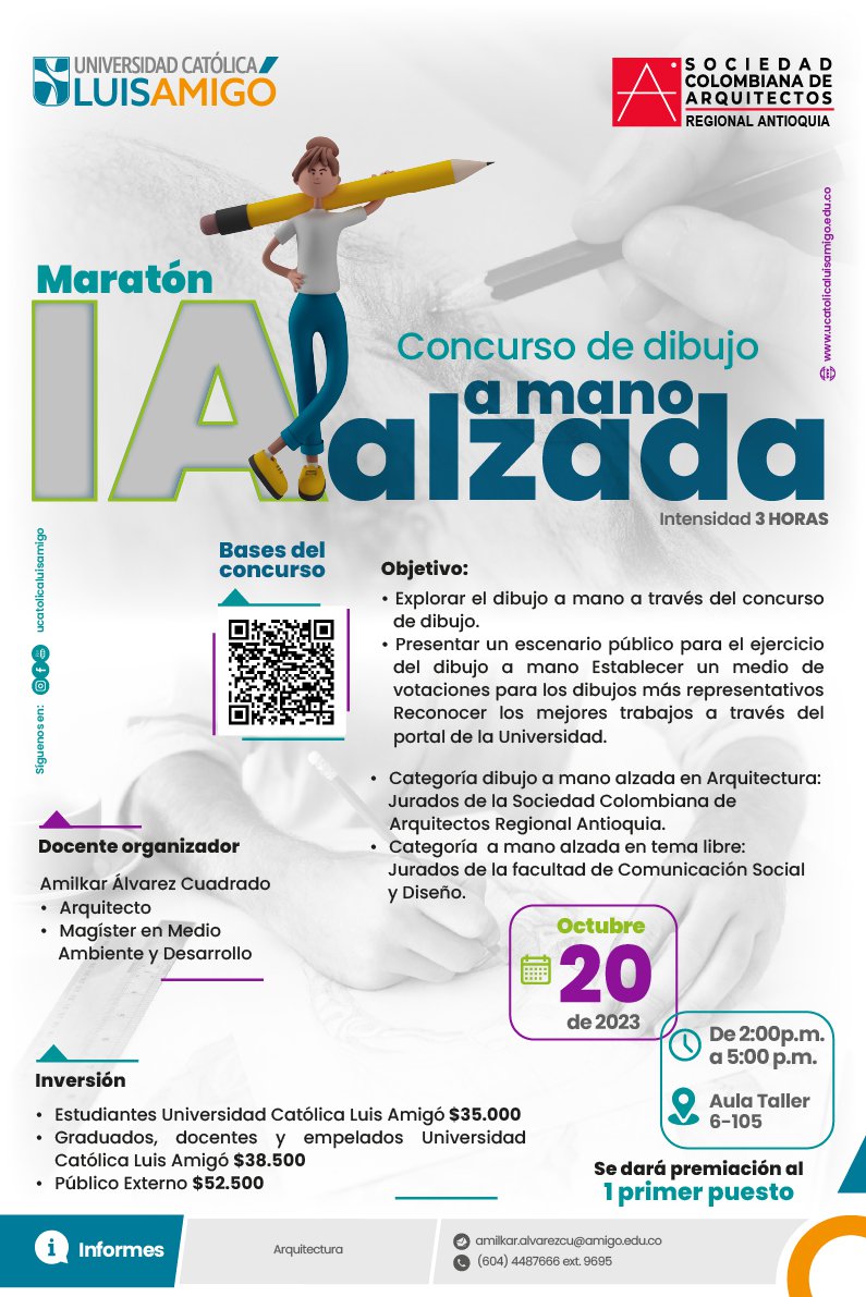 Maratón IA Concurso Dibujo Mano Alzada