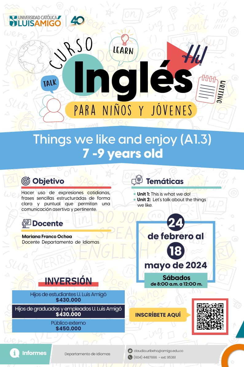 Curso Inglés Para Niños y Jóvenes: The place where I live (A1.1) 7 -9 years old- Cohorte 2