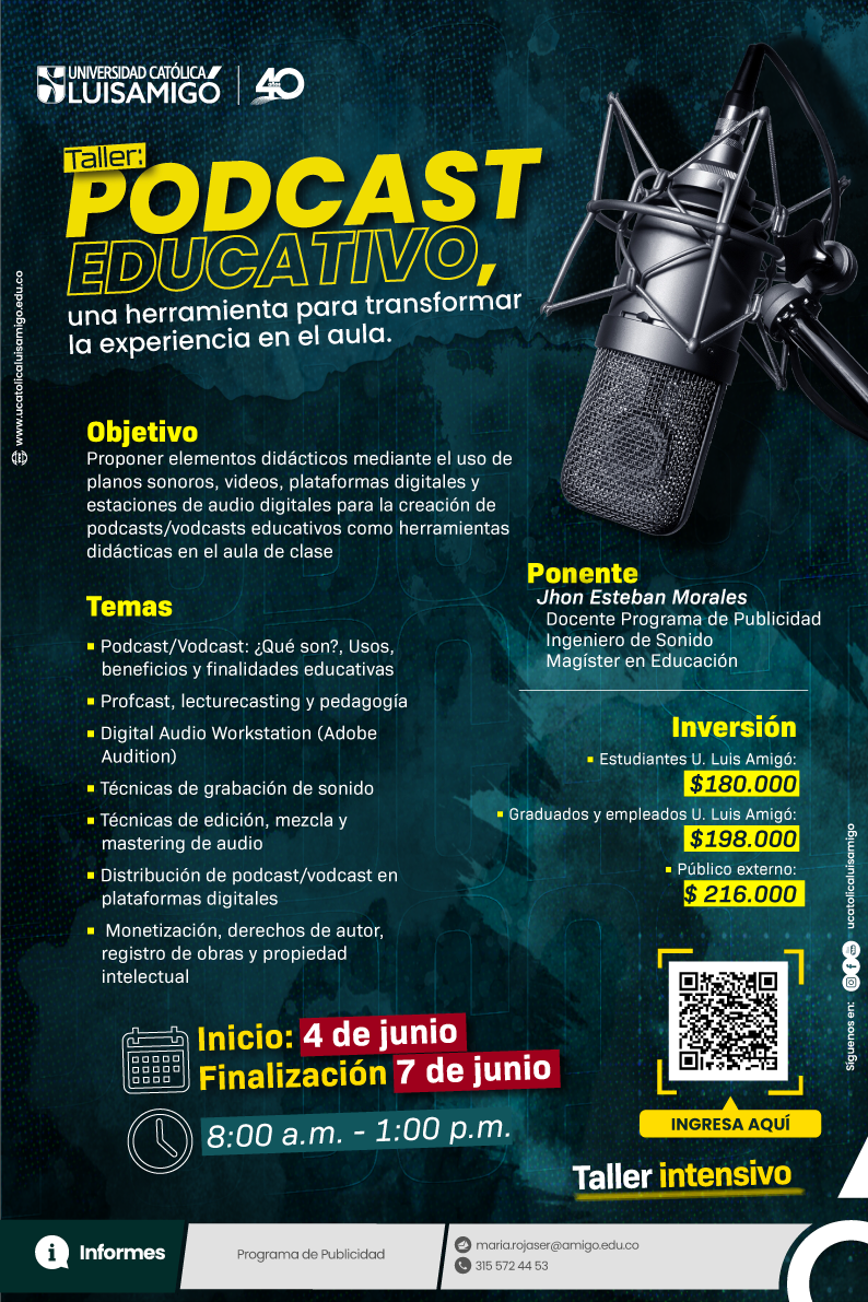 Taller Podcast Educativo, una herramienta para transformar la experiencia en el aula