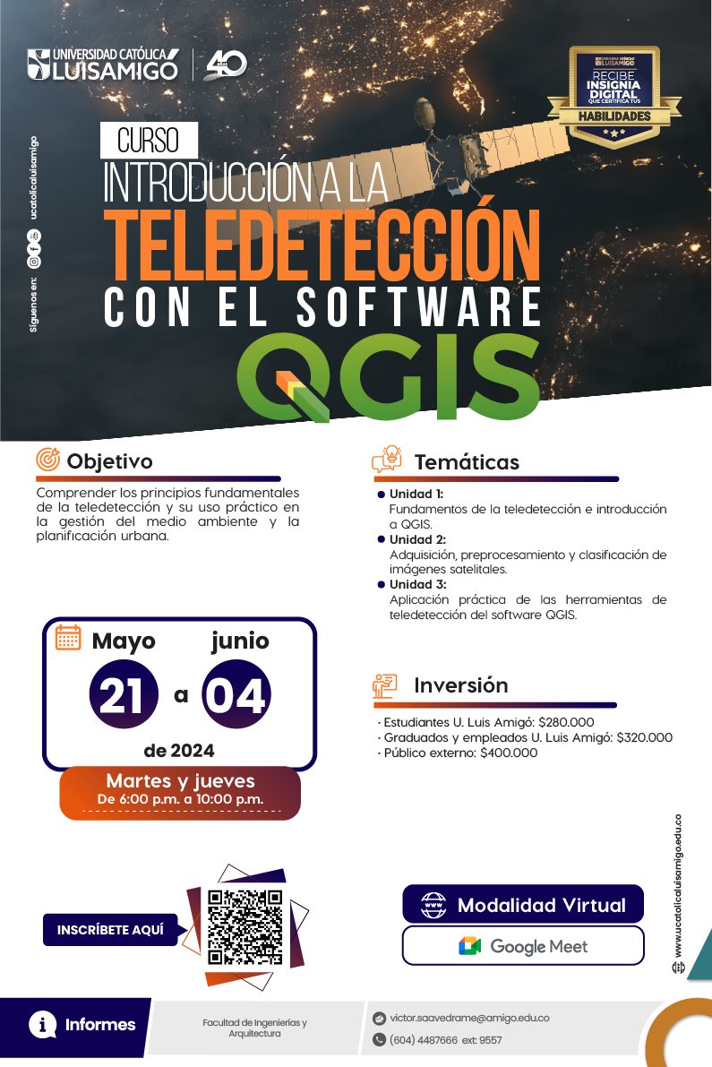 Curso Introducción a la teledetección con el software QGIS