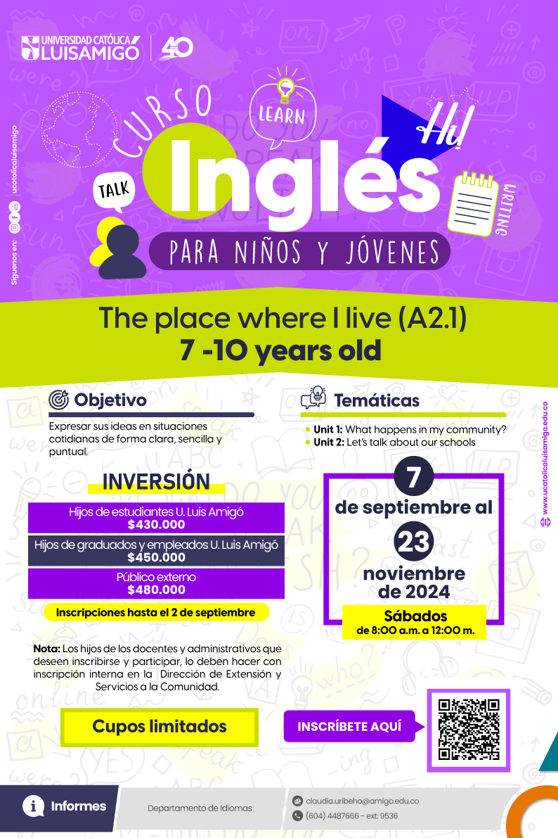 Curso inglés para niños y jóvenes (a2.1) 7 -10 years old