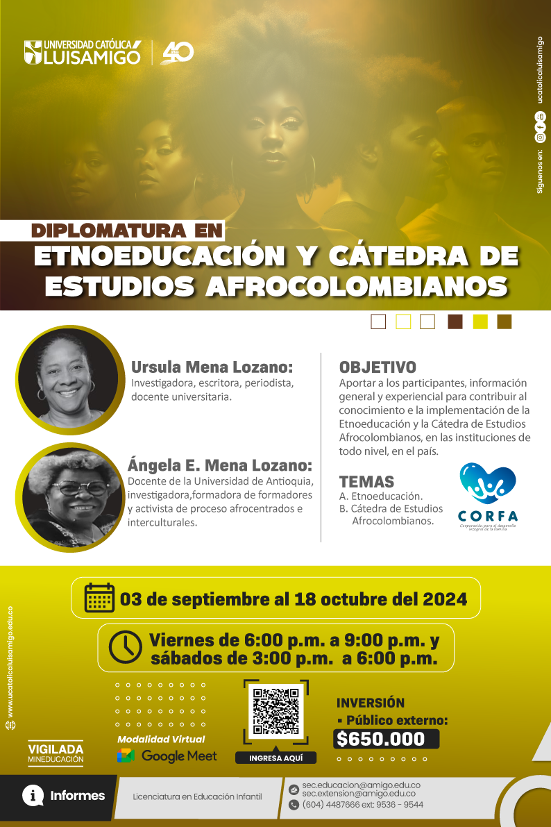 Diplomatura en etnoeducación y cátedra de estudios afrocolombianos