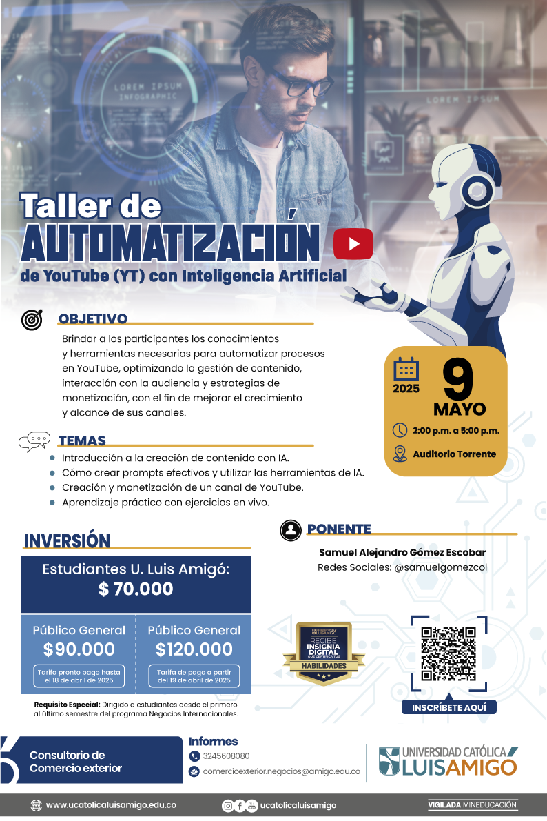 Taller Automatización de YouTube con Inteligencia Artificial