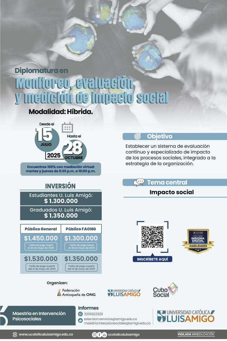 Diplomatura en Monitoreo, evaluacio?n y medicion de impacto social