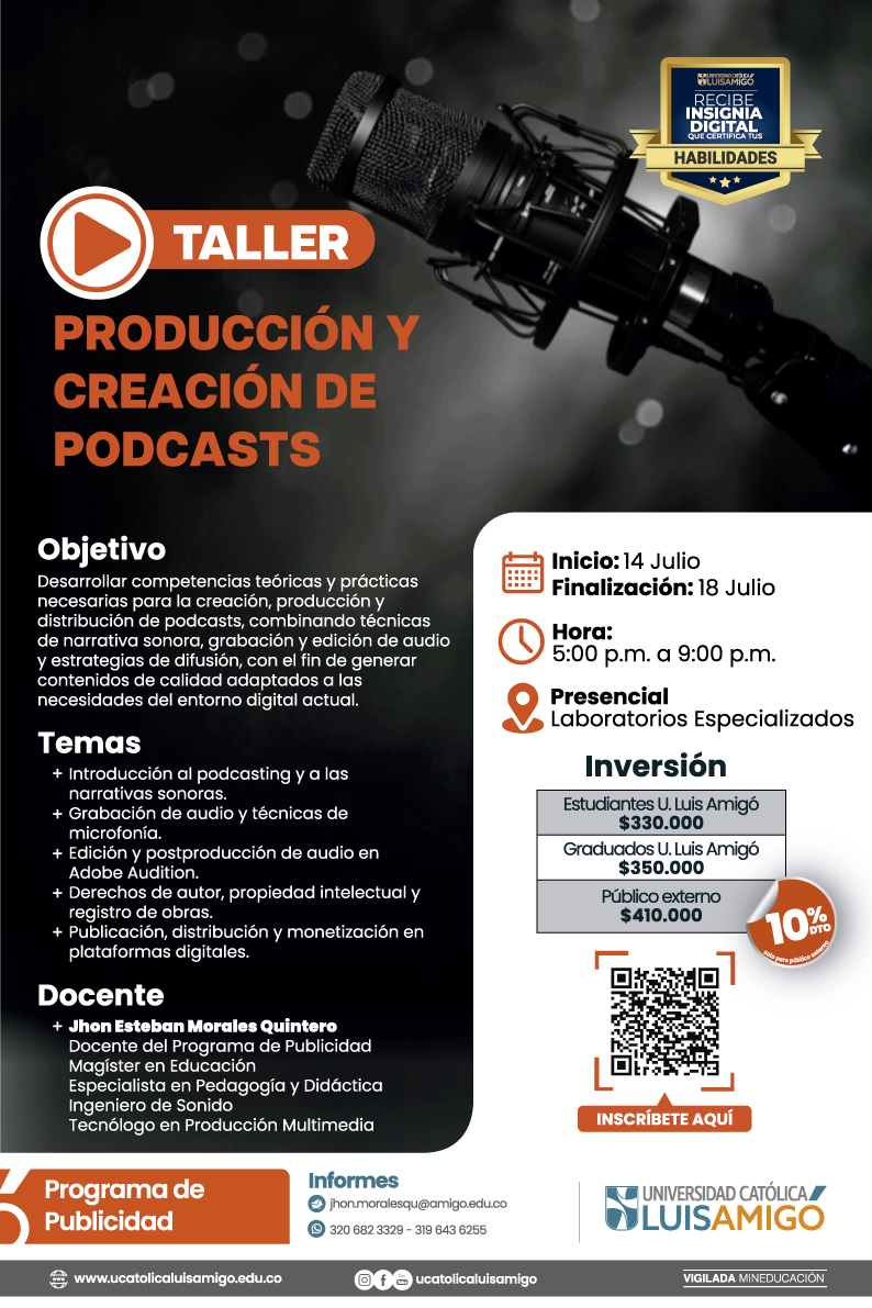Taller de Producción y Creación de Podcast