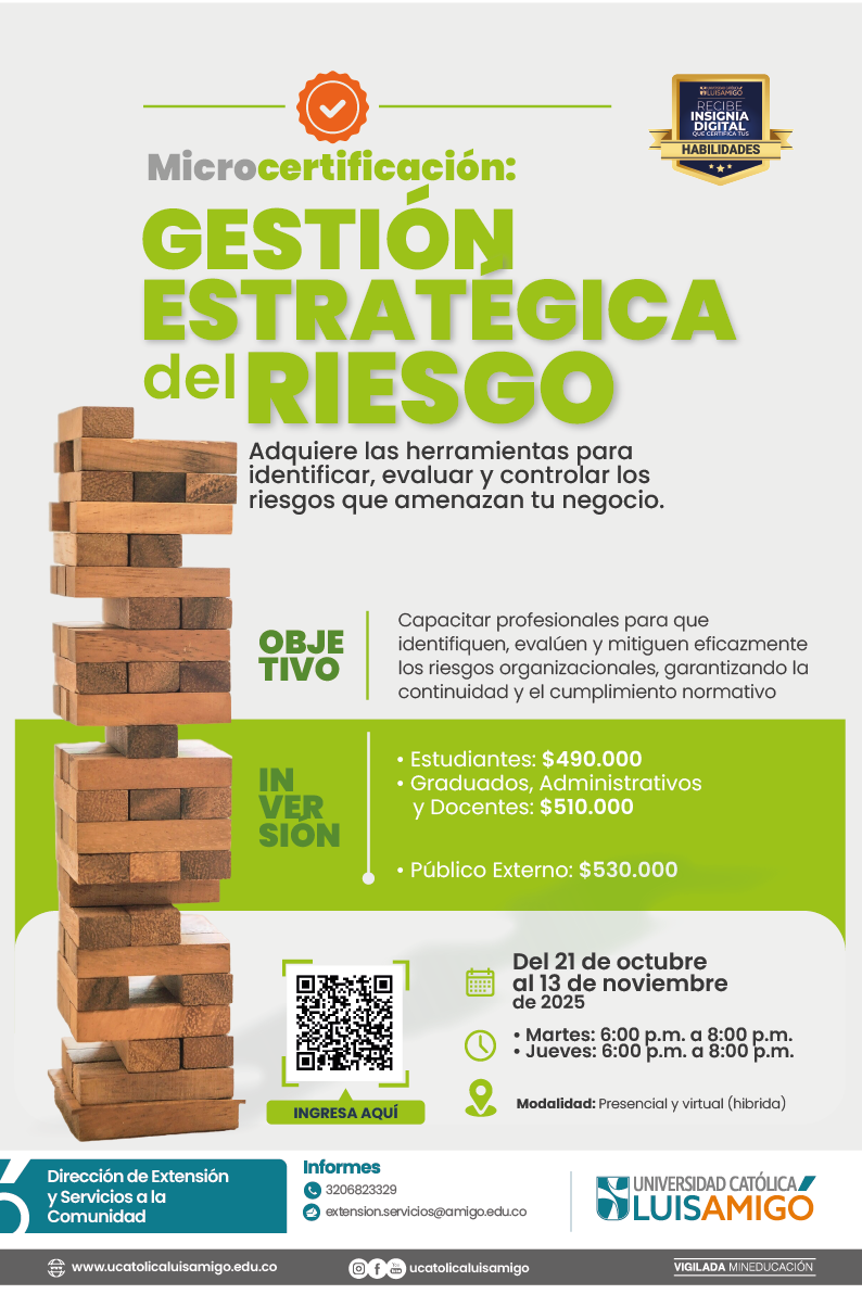 Micro certificación: Gestión Estratégica del Riesgo