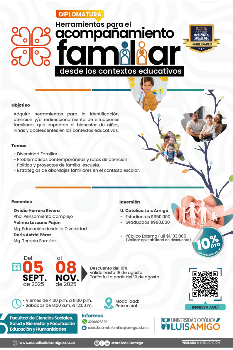 Diplomatura herramientas para el acompañamiento familiar desde los contextos educativos