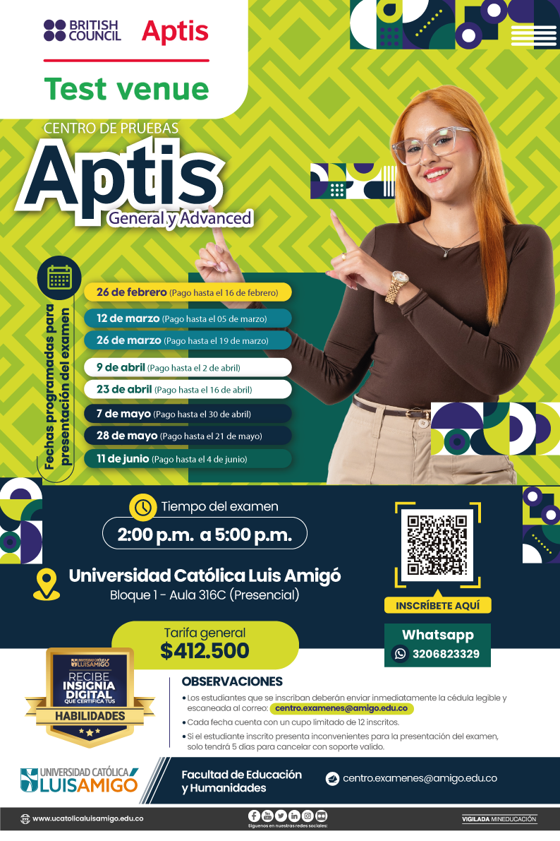 Centro de Pruebas Estandarizadas APTIS 2026