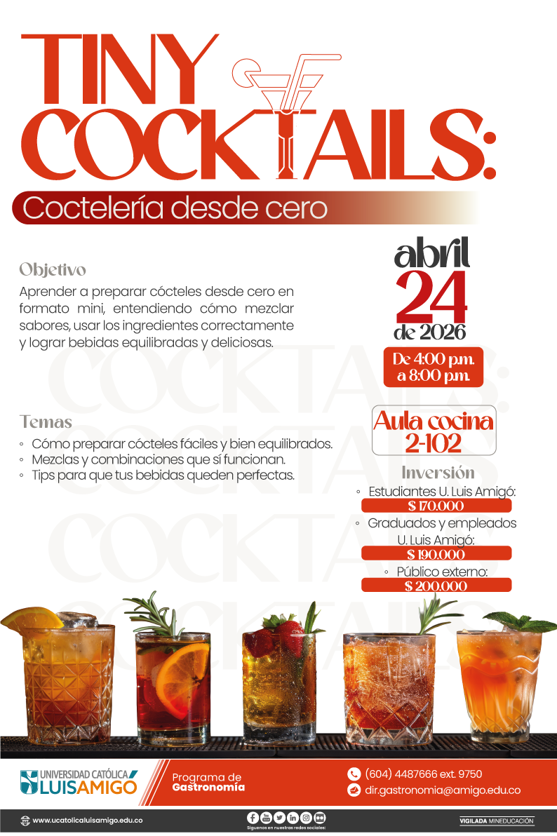 Tiny cocktails: Coctelería desde cero