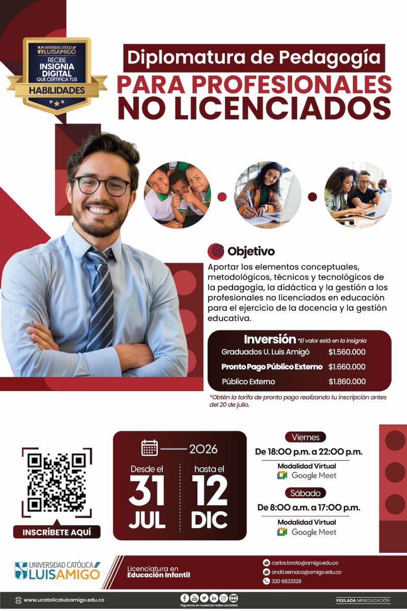 Diplomado de Pedagogía para Profesionales no Licenciados – Cohorte 25