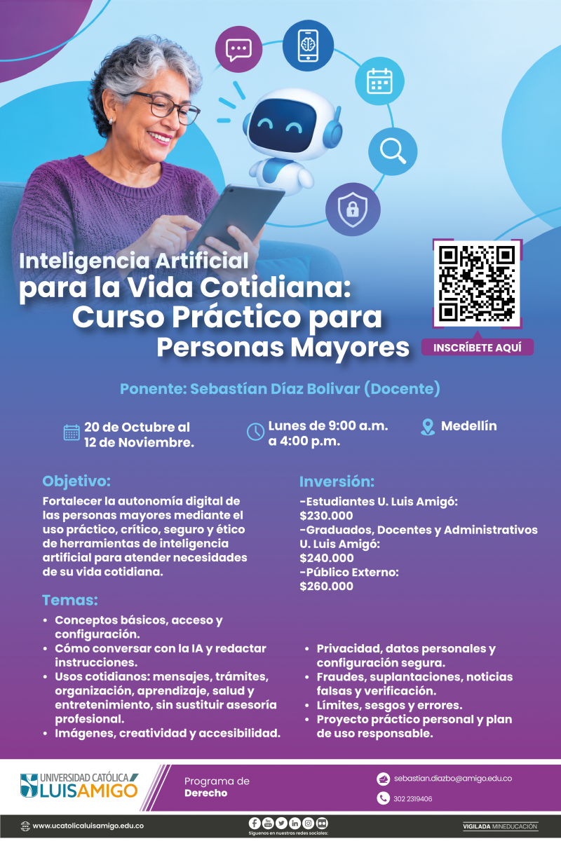 Inteligencia Artificial para la Vida Cotidiana: Curso Práctico para Personas Mayores
