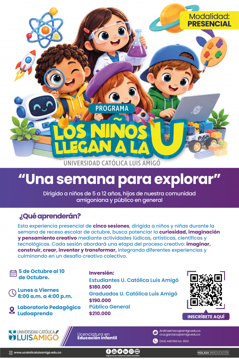 Programa Los niños llegan a la U: Una semana para explorar