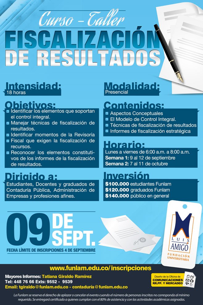 Curso - Taller Fiscalización de resulatdos