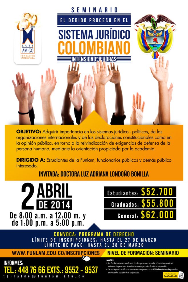 Seminario El debido proceso en el sistema jurídico Colombiano