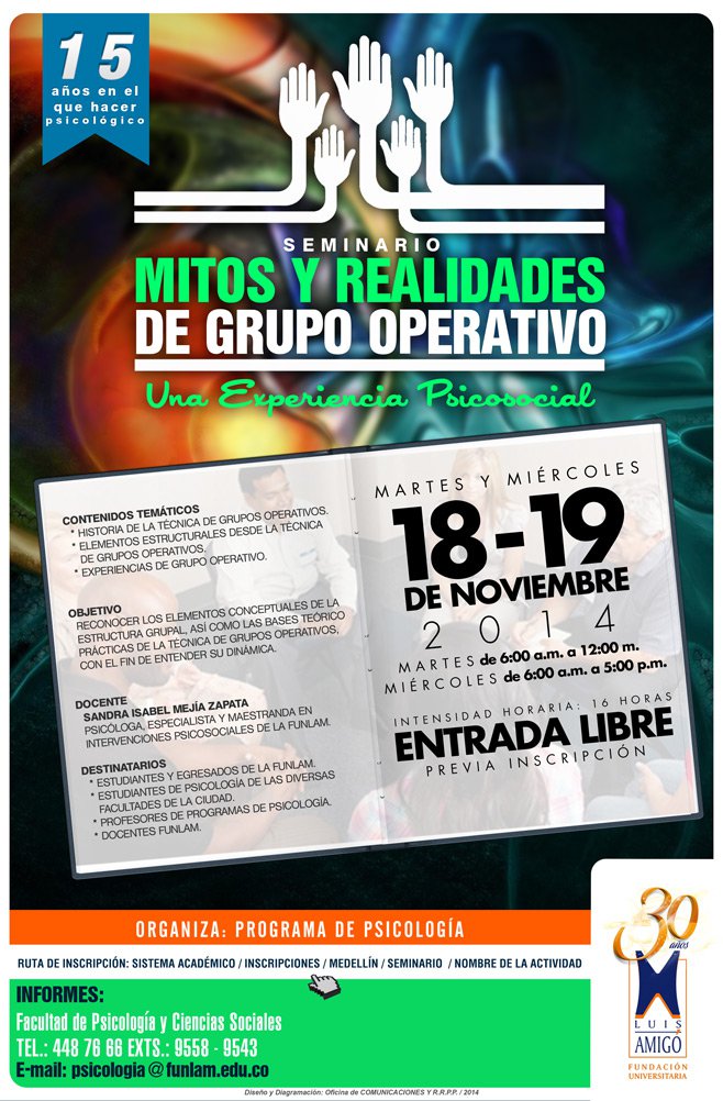 Seminario Mitos y Realidades de Grupo Operativo 