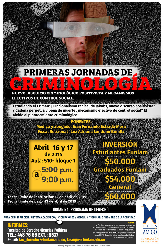 Primeras Jornadas de Criminología