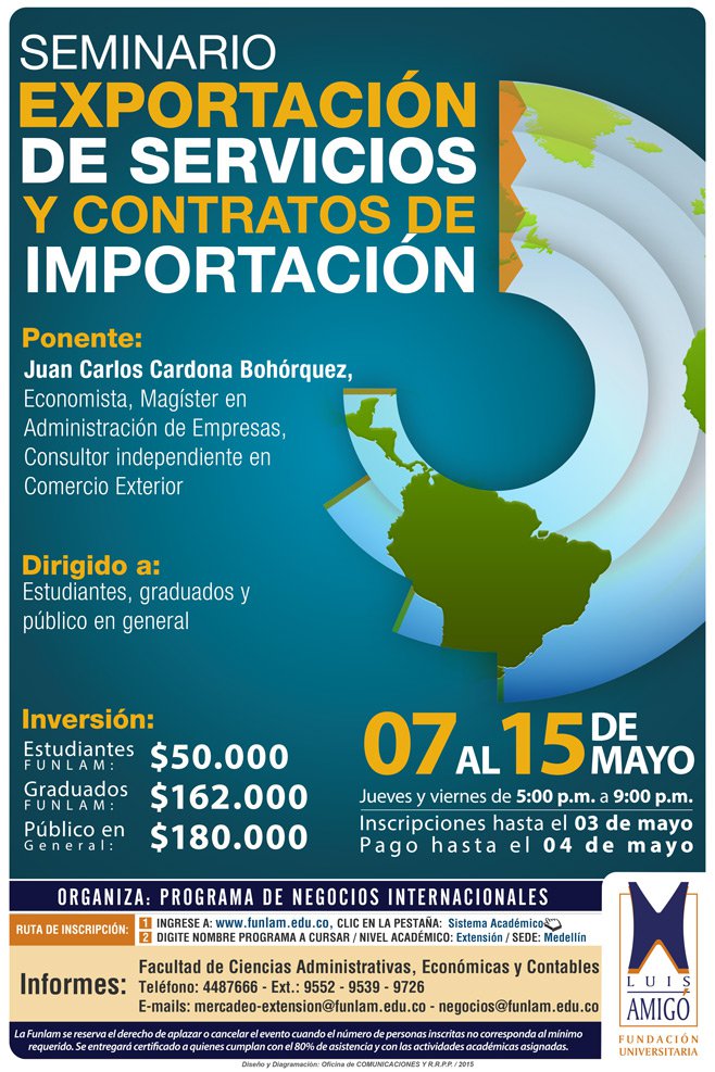 Seminario Exportación de Servicios y Contratos de Importación  