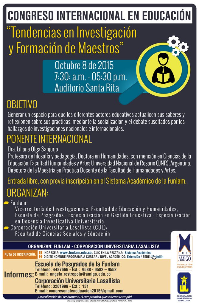 Congreso Internacional en Educación  "Tendencias en Investigación y Formación de Maestros"