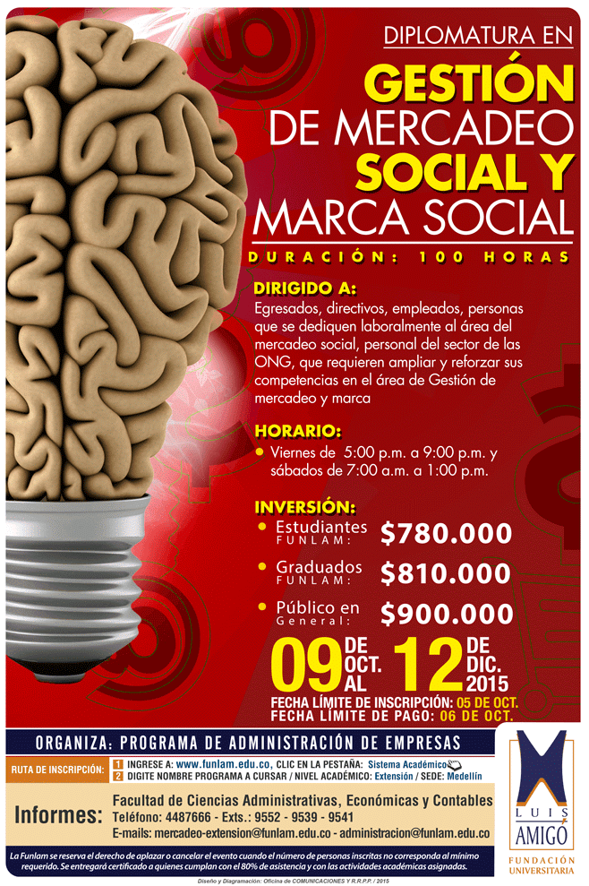 Diplomatura Gestión de Mercadeo Social y Marca Social