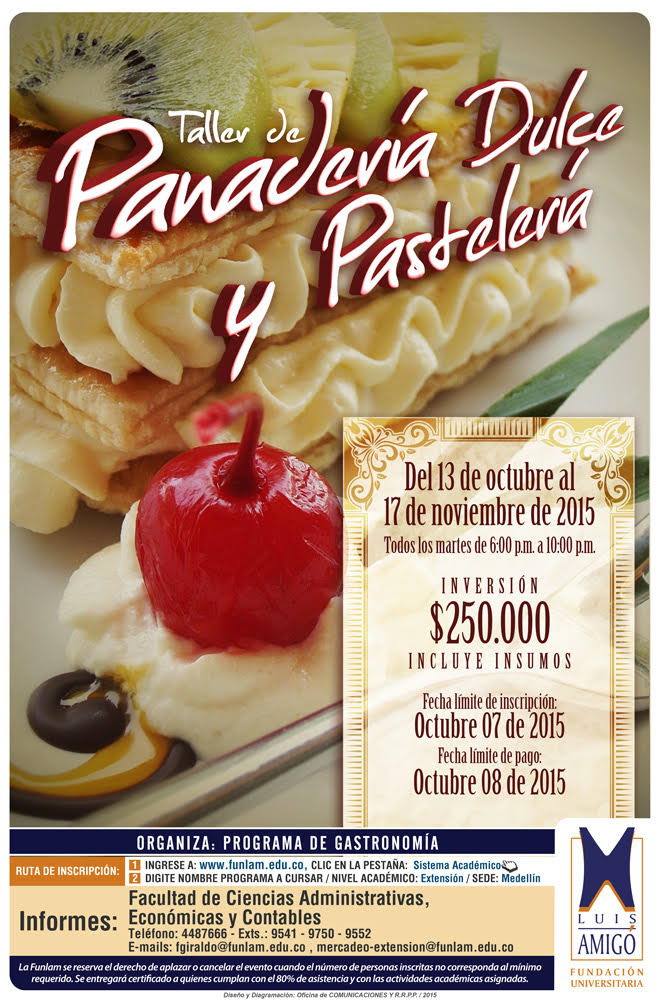 taller panader?ia dulce pasteleria