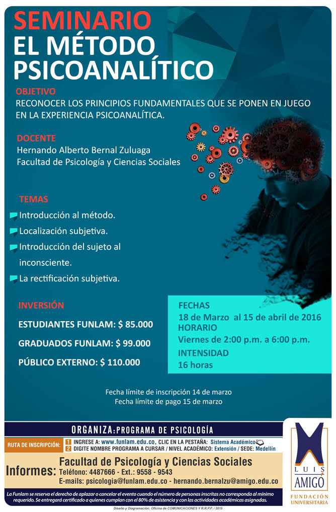 seminario Metodo psicoanalitico