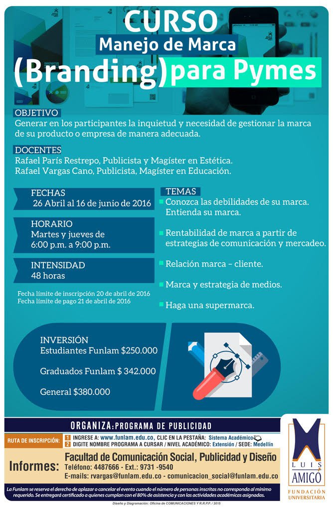 Curso Manejo de Marca (Branding) para Pymes