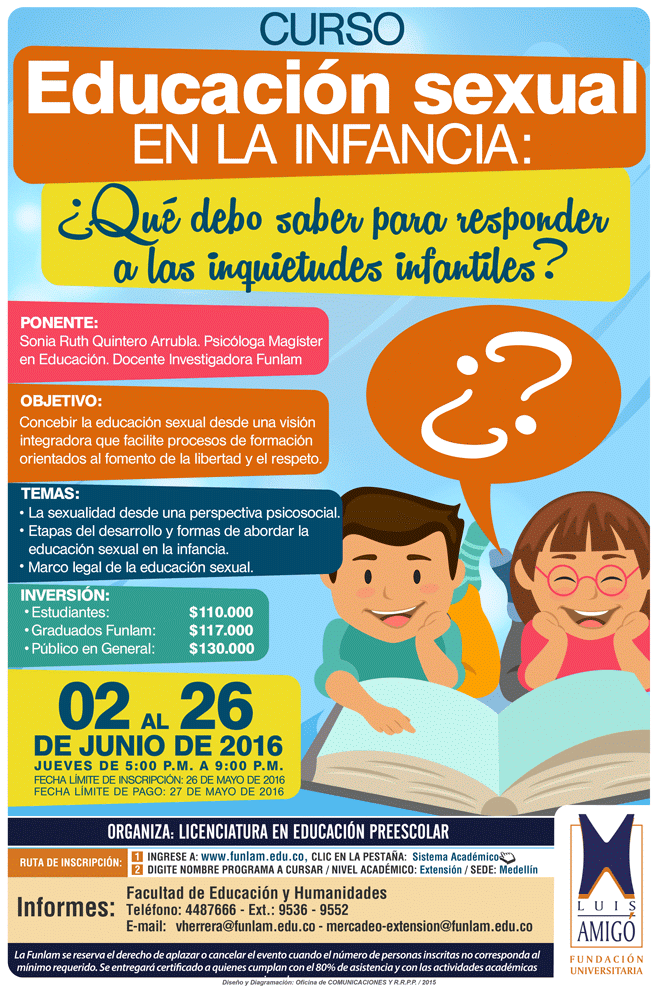 Curso Educación sexual en la infancia