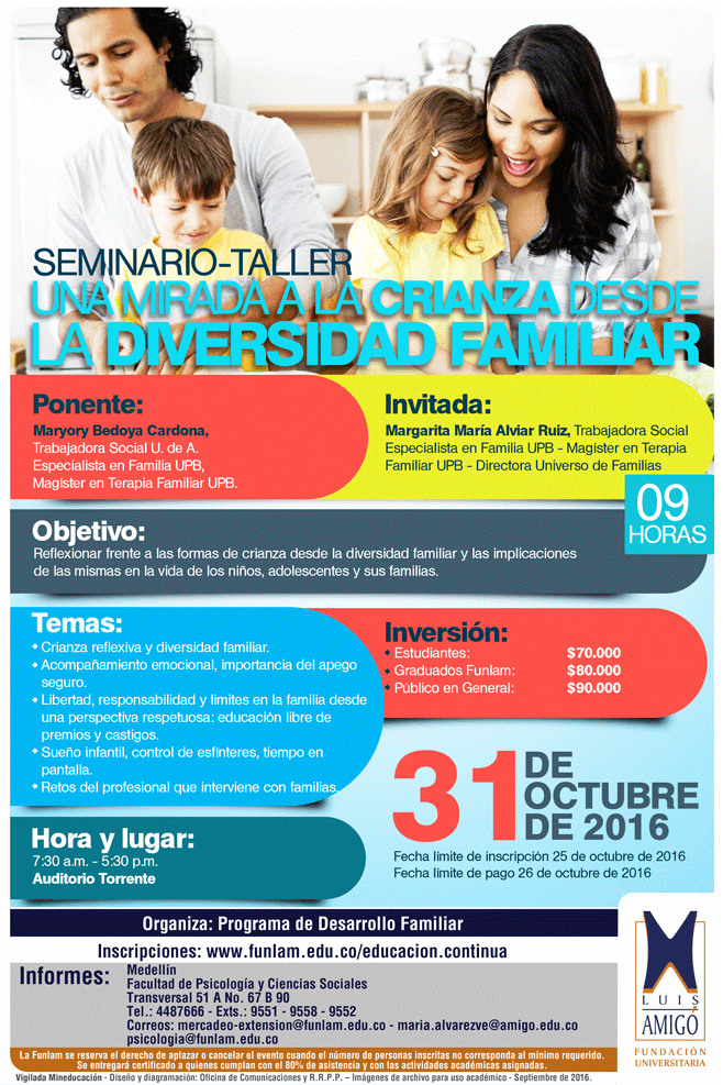 Seminario Una mirada a la crianza desde la diversidad familiar