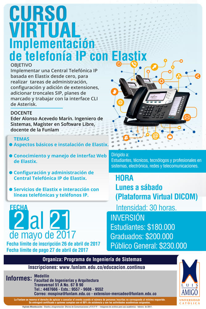 Curso Virtual Implementación de telefonía IP con Elastix